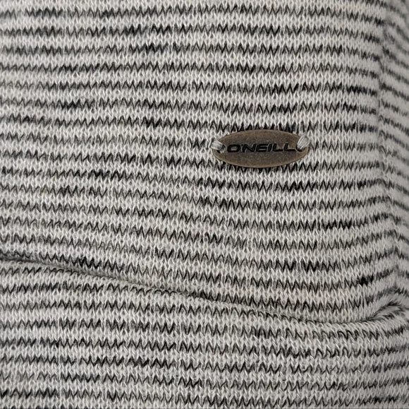 O'Neill Gray Striped Hoodie Size Small - Picture 4 of 9